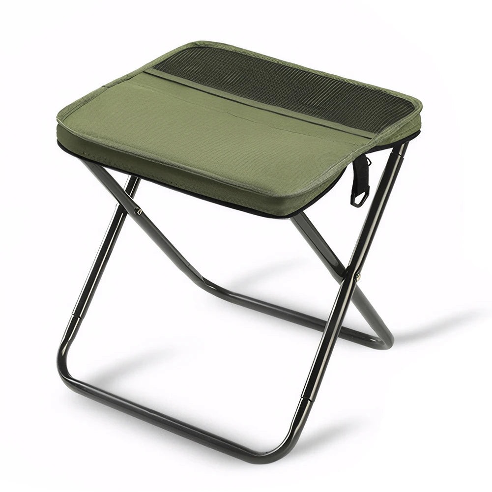 Folding stool for outdoor leisure, camping, and hiking fishing trips, convenient shoulder bag style portable stool for storage