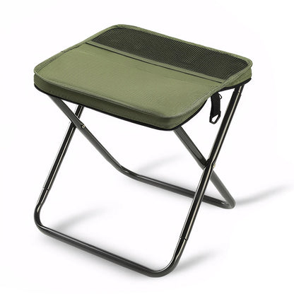 Folding stool for outdoor leisure, camping, and hiking fishing trips, convenient shoulder bag style portable stool for storage