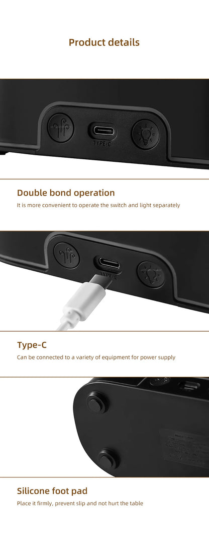 Aroma Humidifier Flame Essential Oils Diffuser Air Humidifier for Home Bedroom Mini Air Fragrance Diffuser with LED Night Light